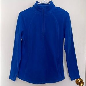 St. John's Bay Blue Fitted Long Sleeve Hoodie